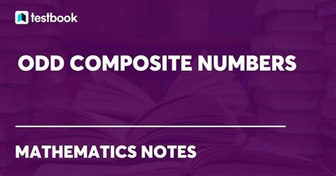 smallest odd composite number|odd and composite numbers.